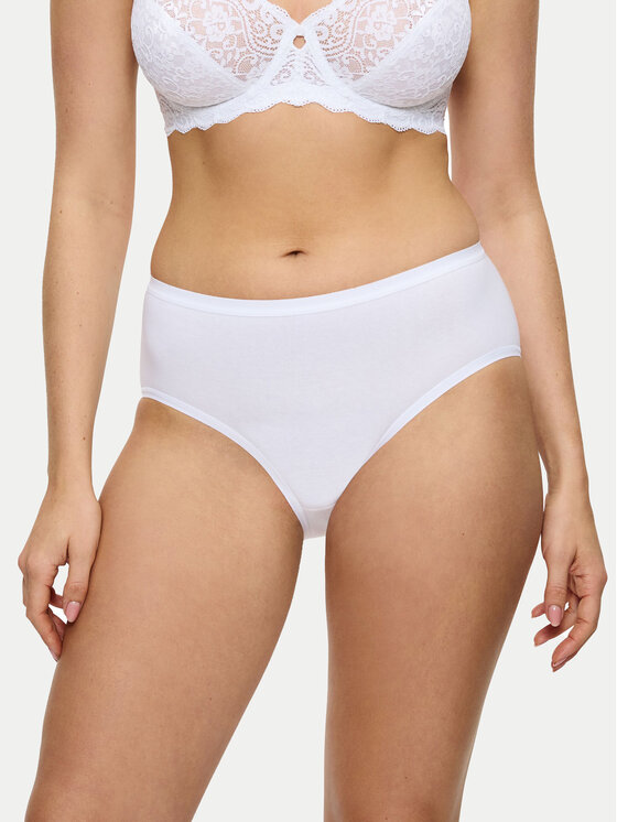 

Классические женские трусы с высокой талией Sense Of Cotton 10224970 Triumph, белый