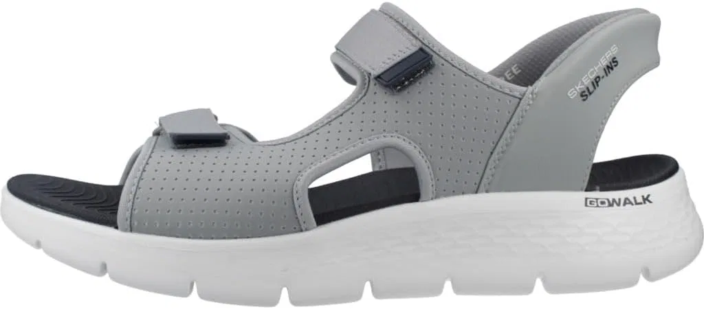 Мужские сандалии Skechers Go Walk Flex, Grey And Navy Textile — фото 2