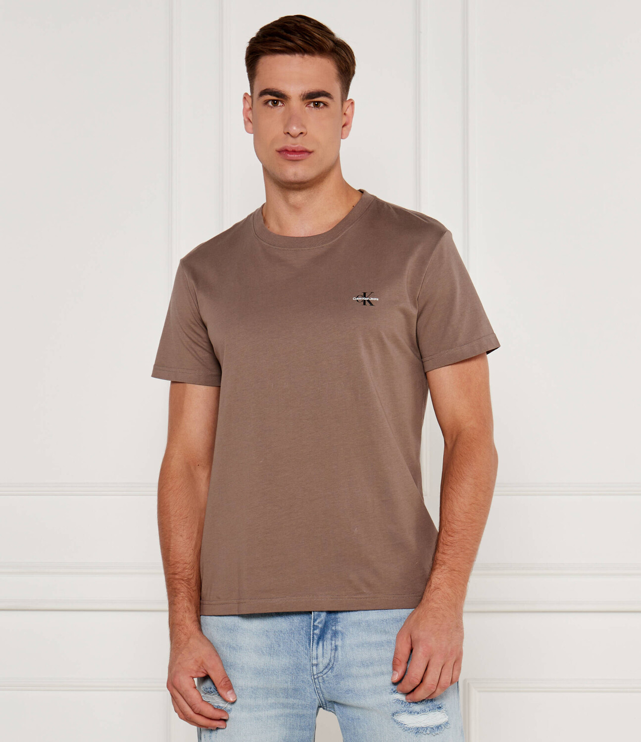 

Футболка CALVIN KLEIN JEANS 2-pack Regular Fit, коричневый