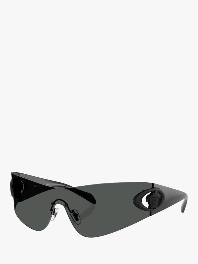 

VE2280 мужские солнцезащитные очки Eclipse Wrap Versace, Dark Grey