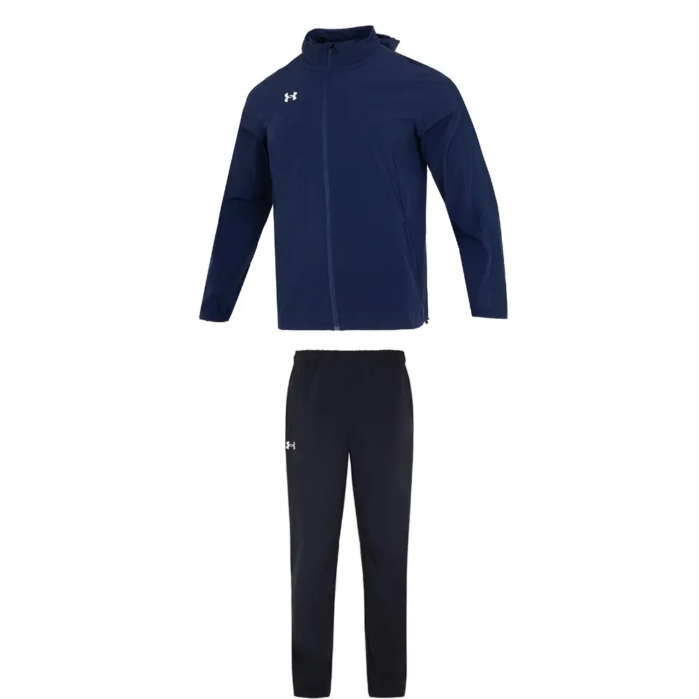 

Повседневная спортивная одежда для мужчин Under Armour, Clothing Set (Blue Jacket+Black Pants)