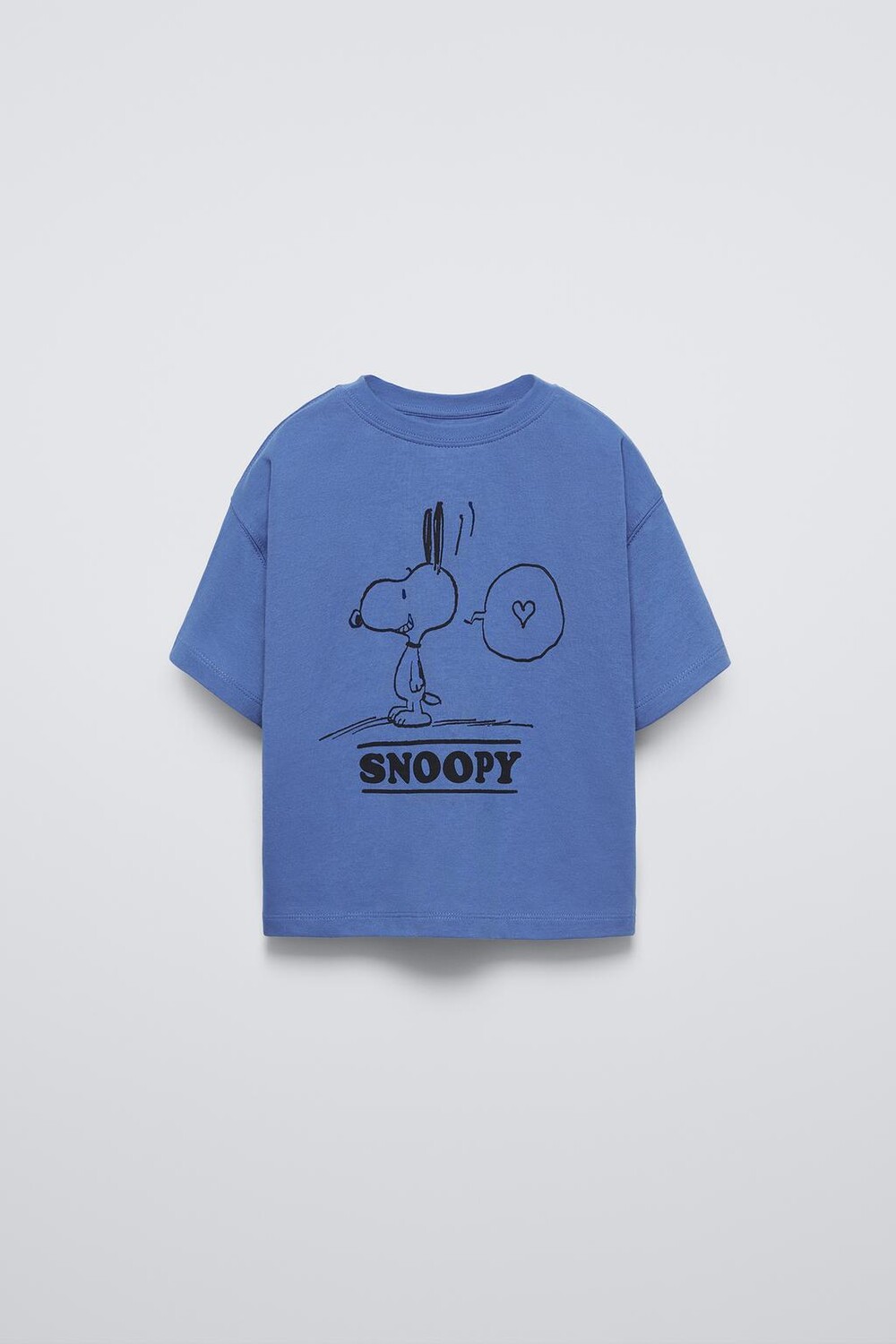 

Футболка snoopy peanuts ZARA, голубоватый