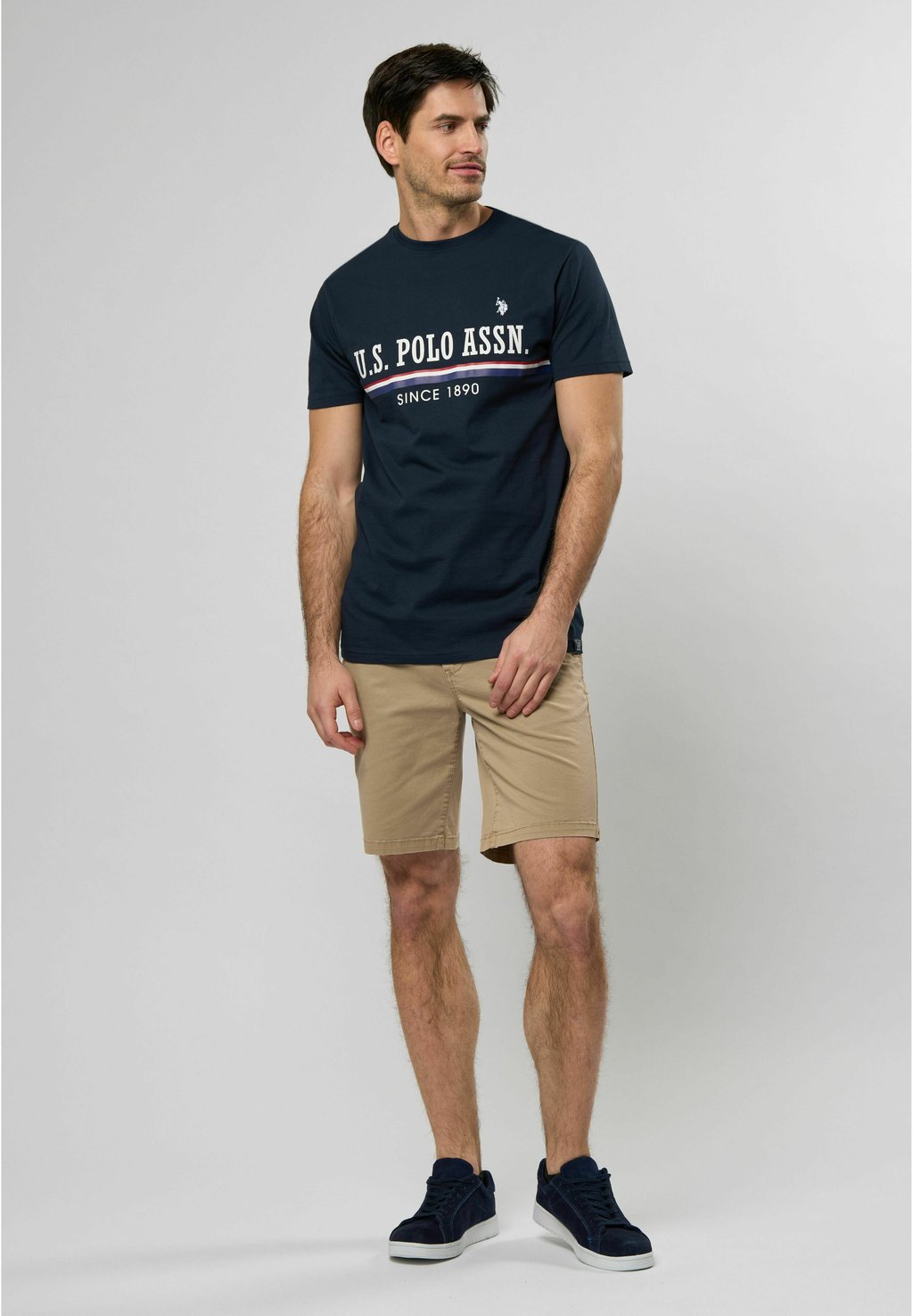 Футболка с принтом LIMITED ANNIVERSARY U.S. Polo Assn., темно-синий — фото 2