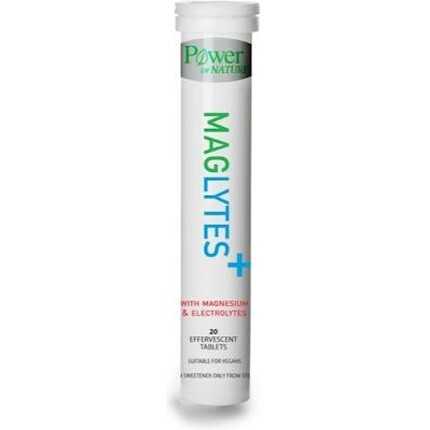 

Сила природы Maglytes Stevia с магнием и электролитами со вкусом лимона 20 шипучих таблеток Power Health