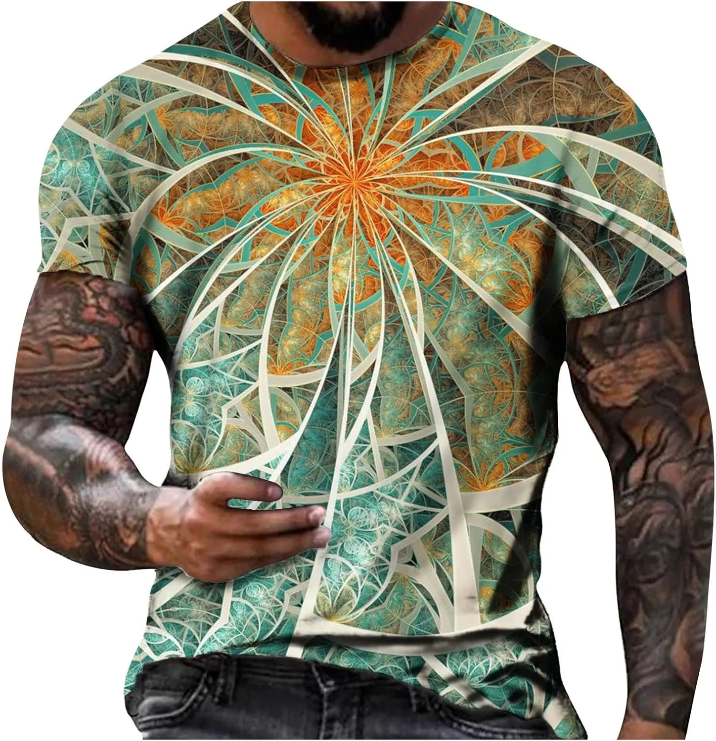 

Футболка с 3D принтом для мужчин Zeiyignr