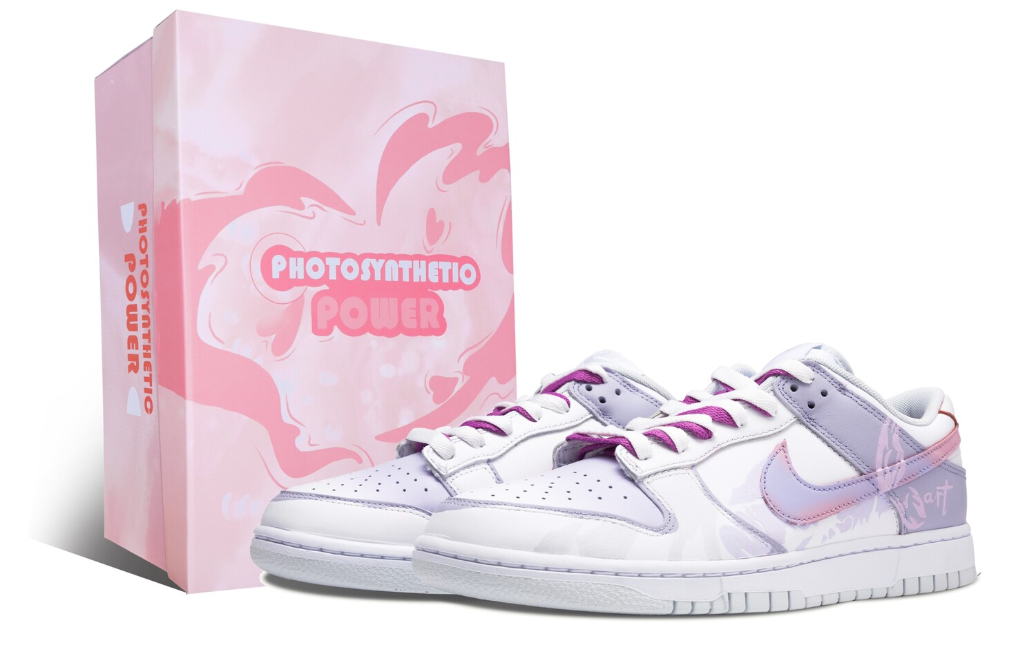 

Кроссовки Nike Dunk Skateboarding Shoes Unisex Low-top Purple/white, цвет Gray Matter/Concrete/December Sky