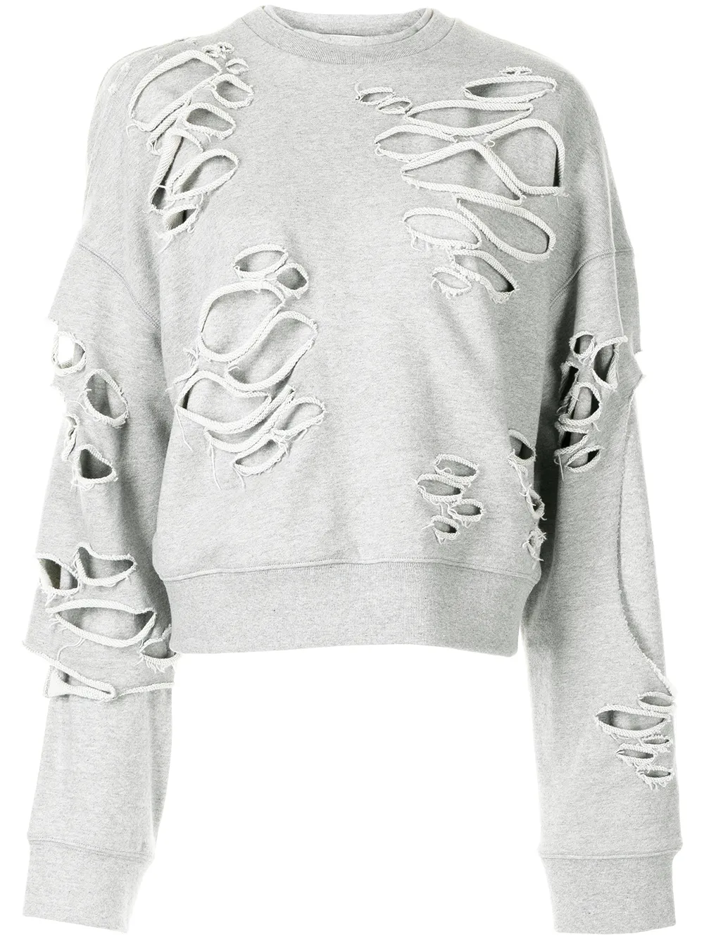 

Многослойная толстовка оверсайз с эффектом потертости Goen.J, черный