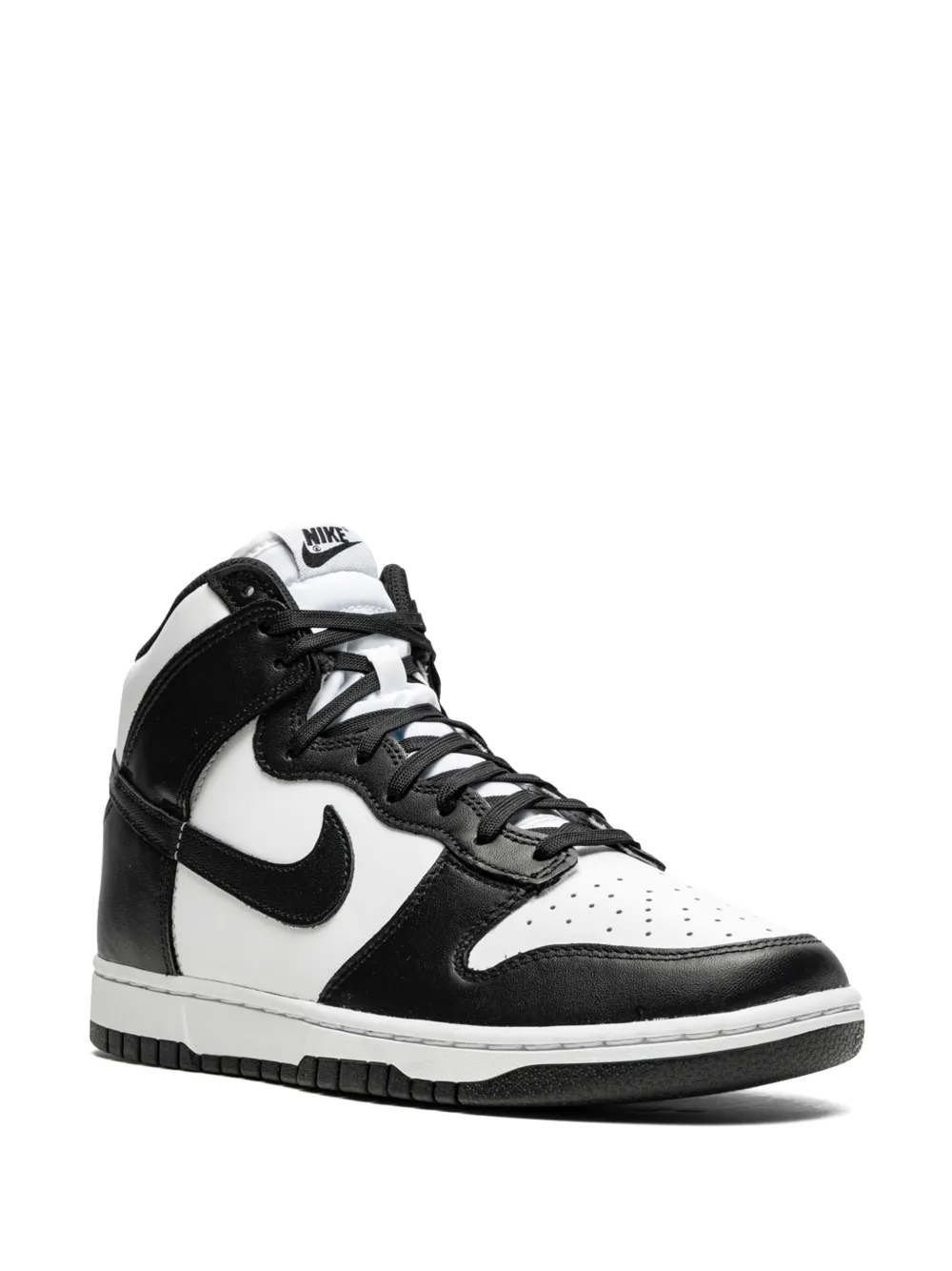 Кроссовки Dunk High Retro Panda - Black/White Nike, белый — фото 2