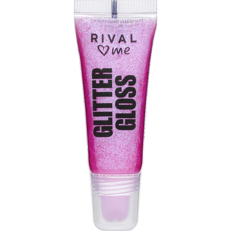 

Glitter Gloss 02 малиновый поцелуй RIVAL loves me, 8 ml