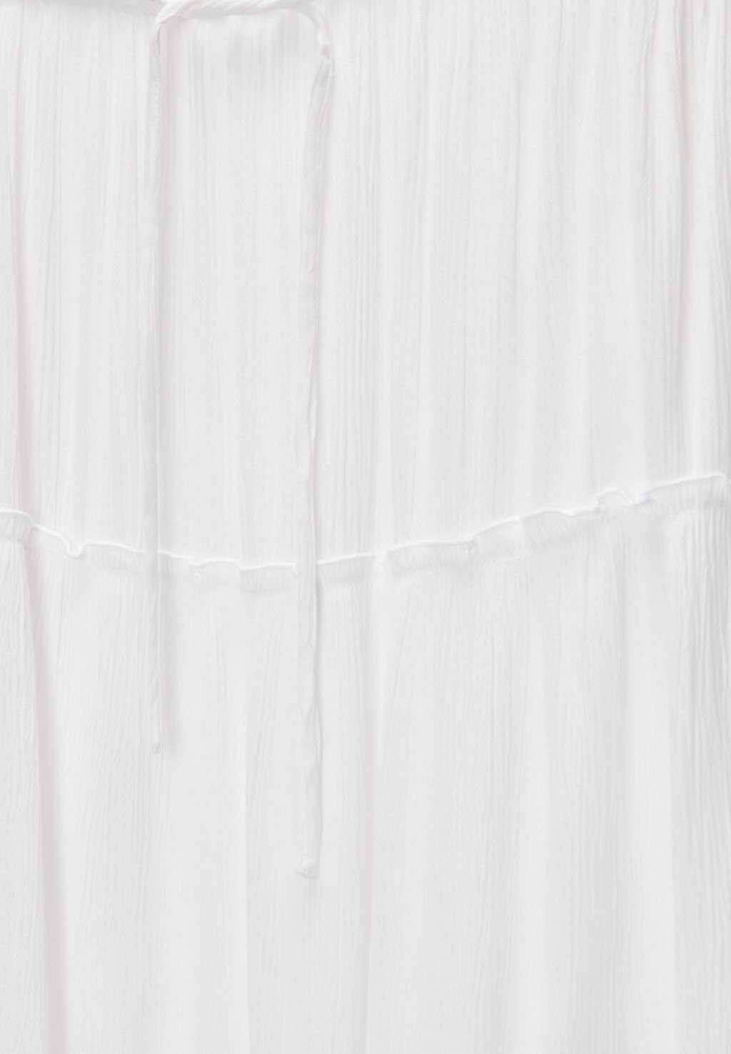 

МИДИ Panelled Crepe PULL&BEAR, Юбка А-силуэта белый