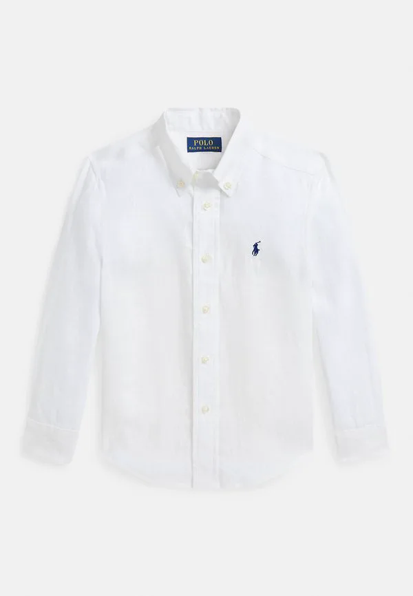 Льняная рубашка 26 лет Polo Ralph Lauren, White — фото 3