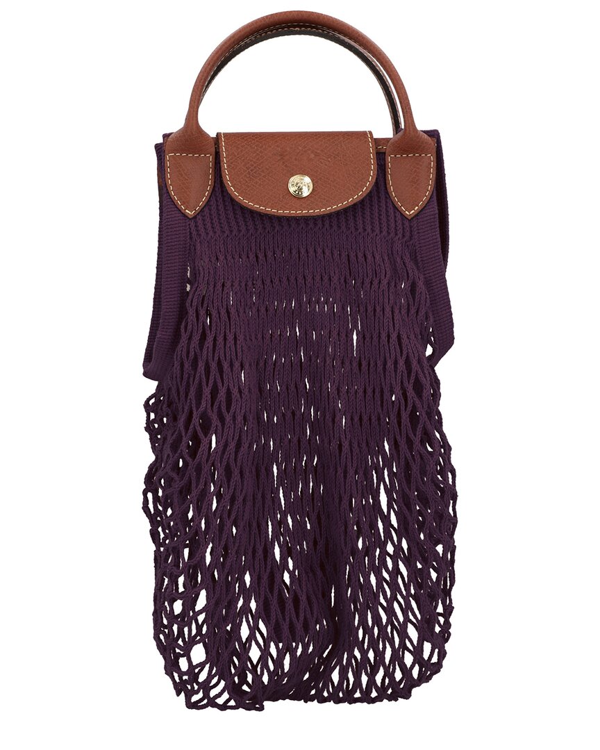 

Сетчатая сумка Longchamp Le Pliage Filet L, фиолетовый
