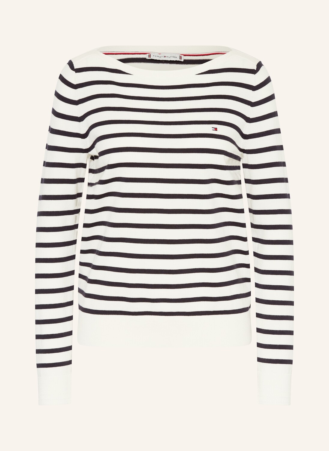 

Свитер TOMMY HILFIGER, экрю/темно-синий