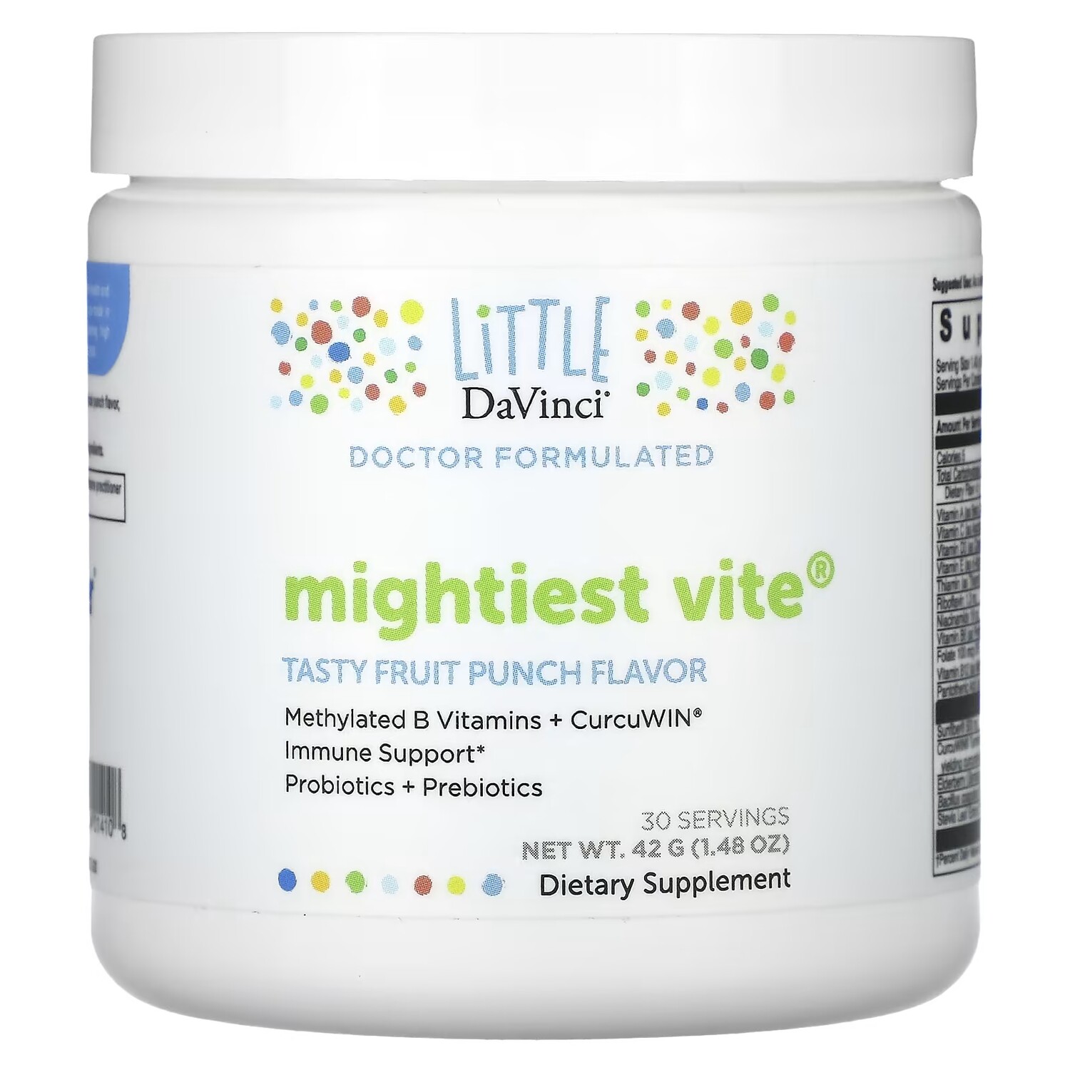 

Little DaVinci Mightiest Vite Tasty Fruit Punch 1,48 унции (42 г)