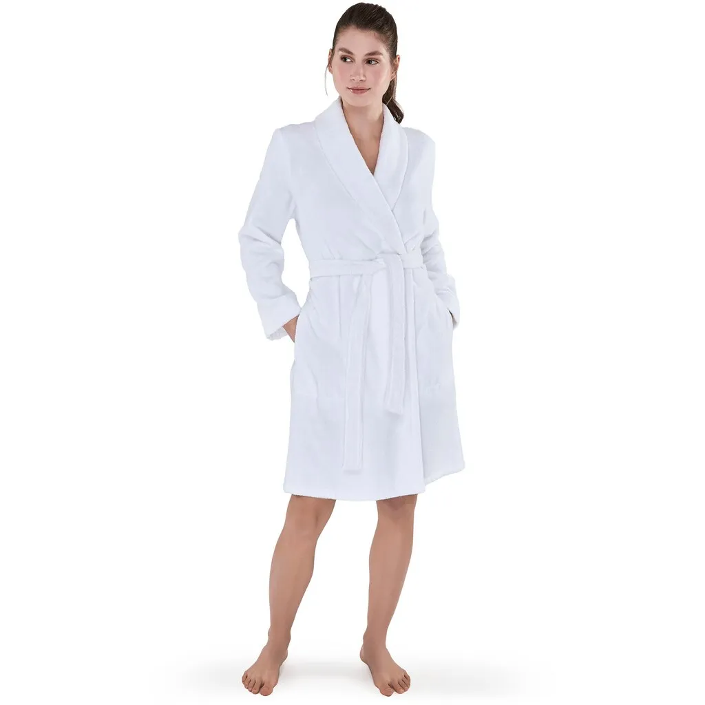 

Женский махровый халат идеально для сауны и спа, гостиничный халат, домашний халат Möve, Snow