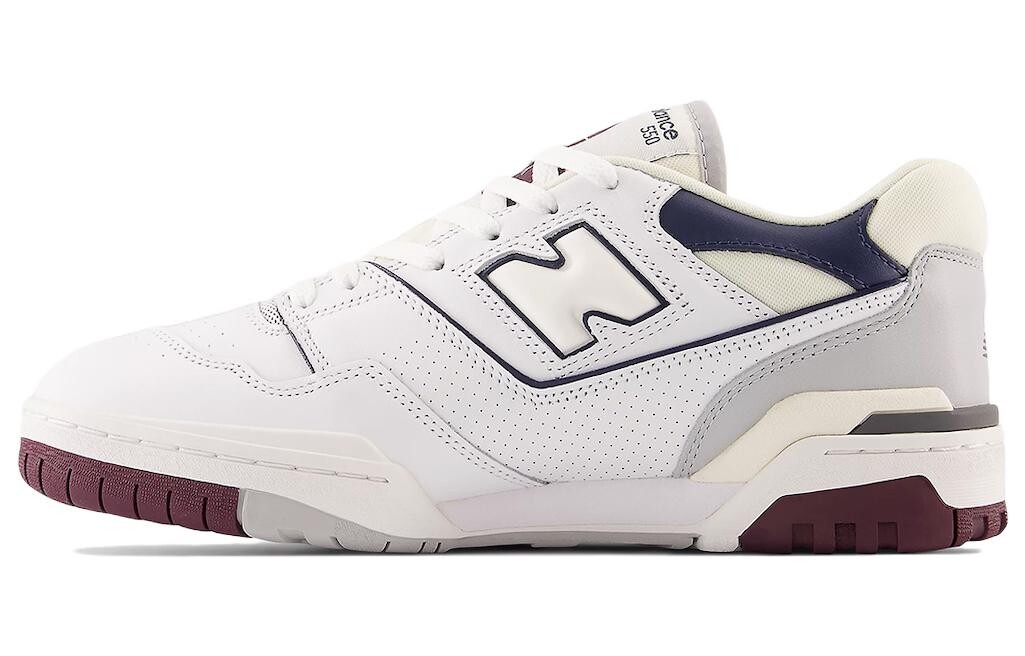 New Balance 550 Белый натуральный индиго бордовый