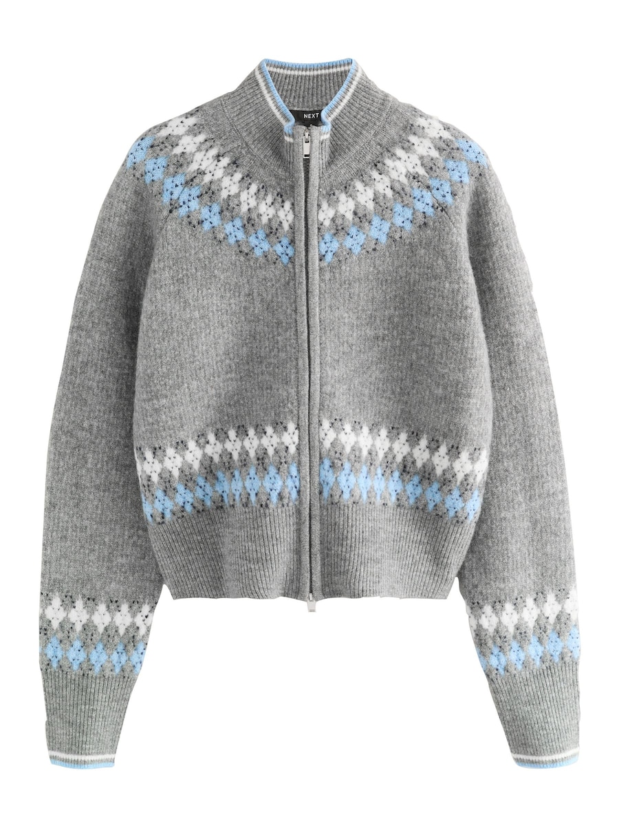 

Вязаный кардиган Next, Mottled Grey