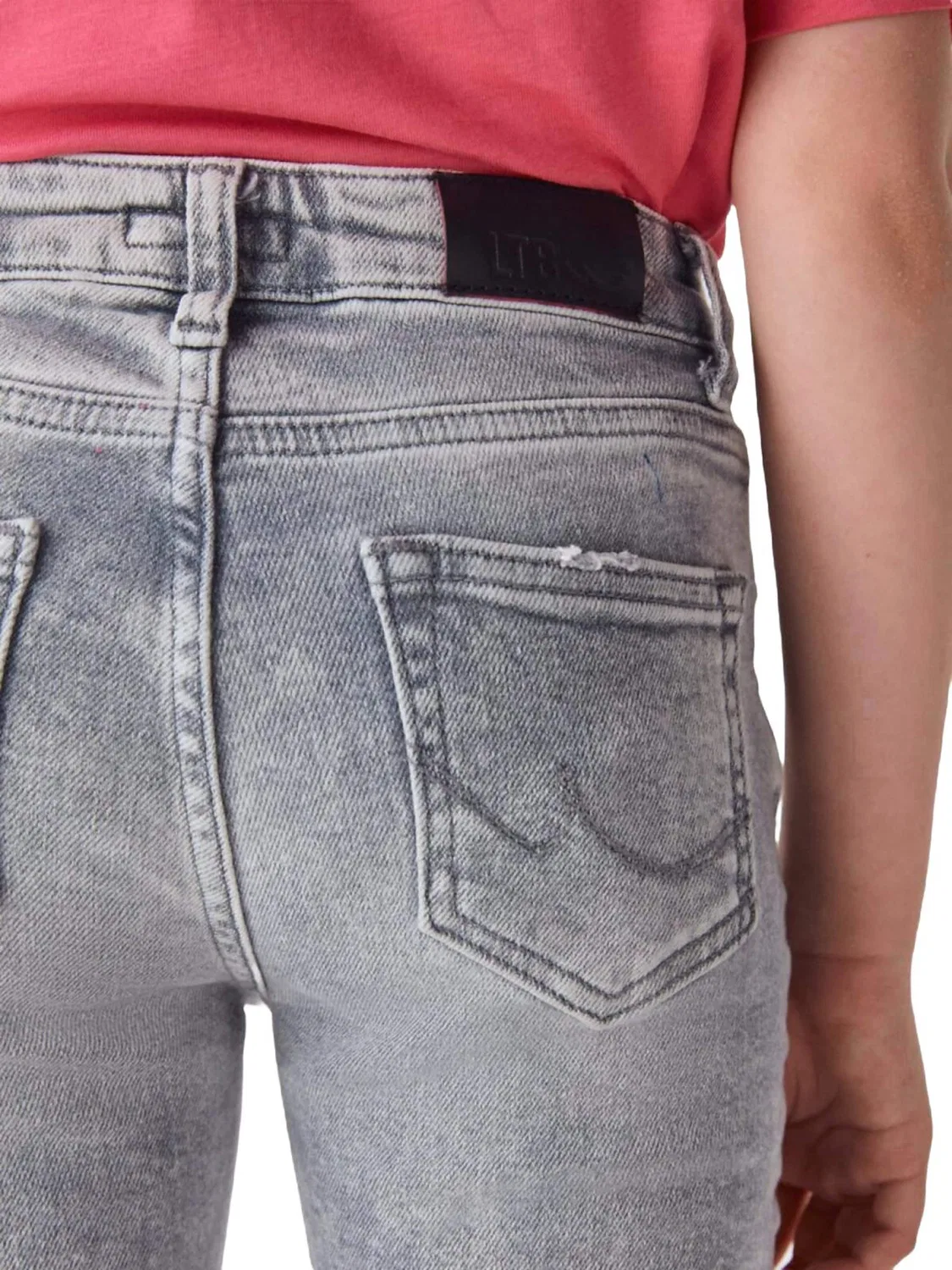 Джинсы LTB Jeans Regular серого цвета — фото 3