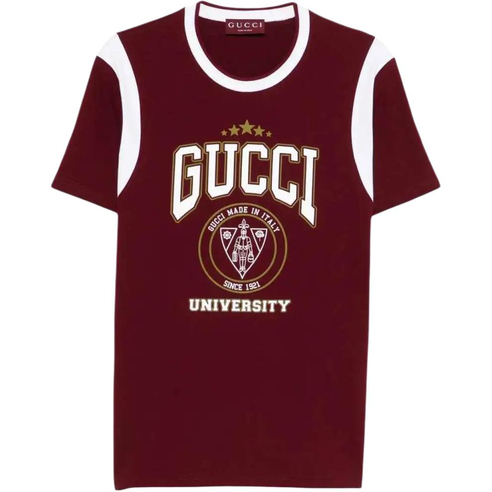 

GUCCI Футболка мужская красная, Красный, GUCCI Футболка мужская красная