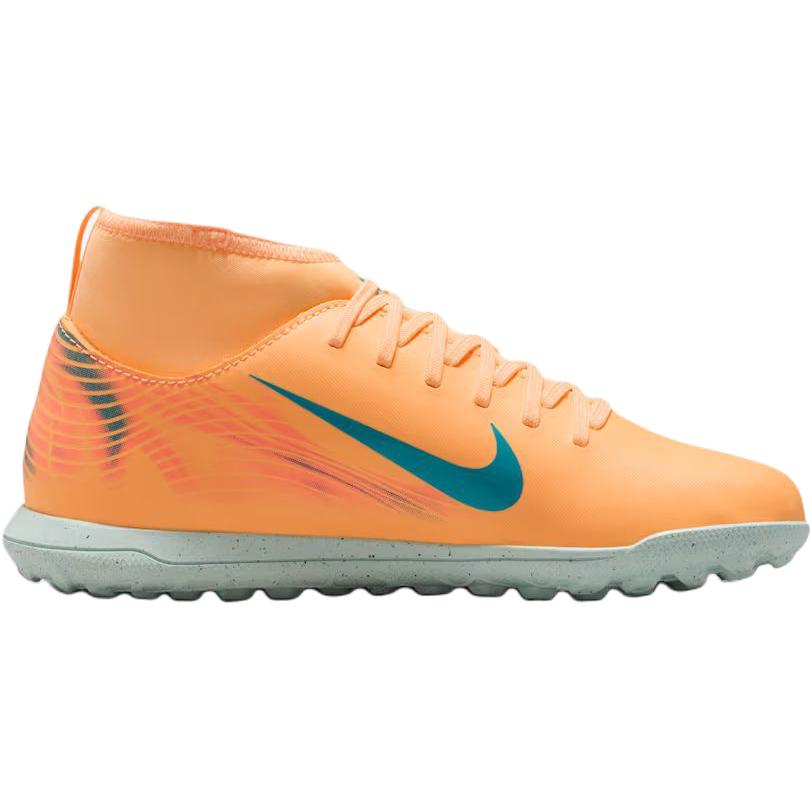Mercurial Superfly 10 высокие детские футбольные бутсы Orange Kids Nike, оранжевый — фото 2