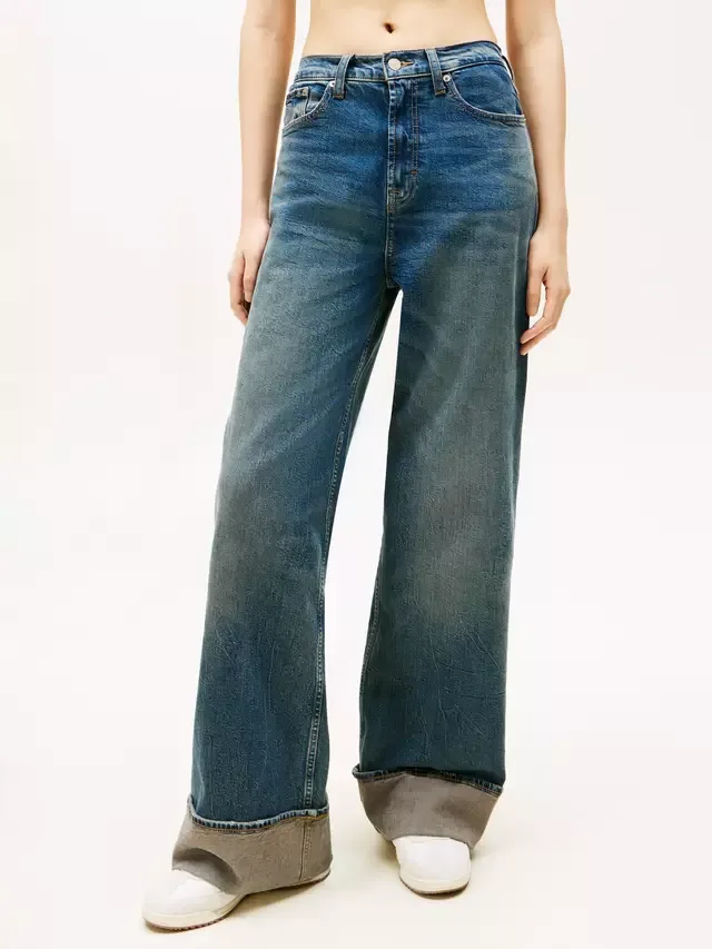 Джинсы Tommy Jeans Claire Wide Leg, темно-синие Tommy Hilfiger
