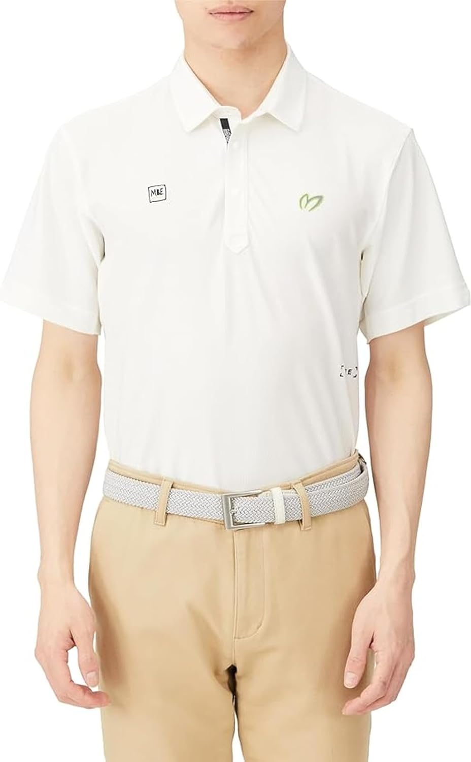 

Мужская поло-рубашка с коротким рукавом Master Bunny Edition (застежка на кнопках, сотовая структура) / для гольфа / 758-4160303, белый