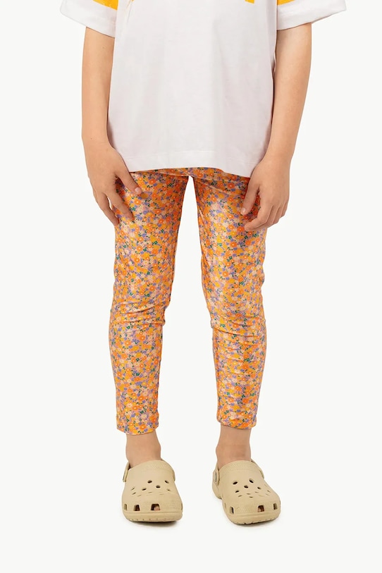 Детские леггинсы GARDEN LEGGINGS Tinycottons, оранжевый — фото 4