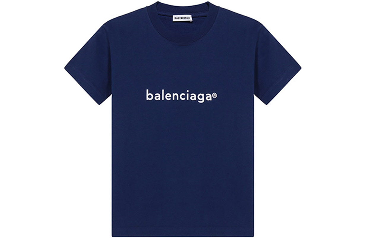 

Футболка женская фиолетово-синяя Balenciaga