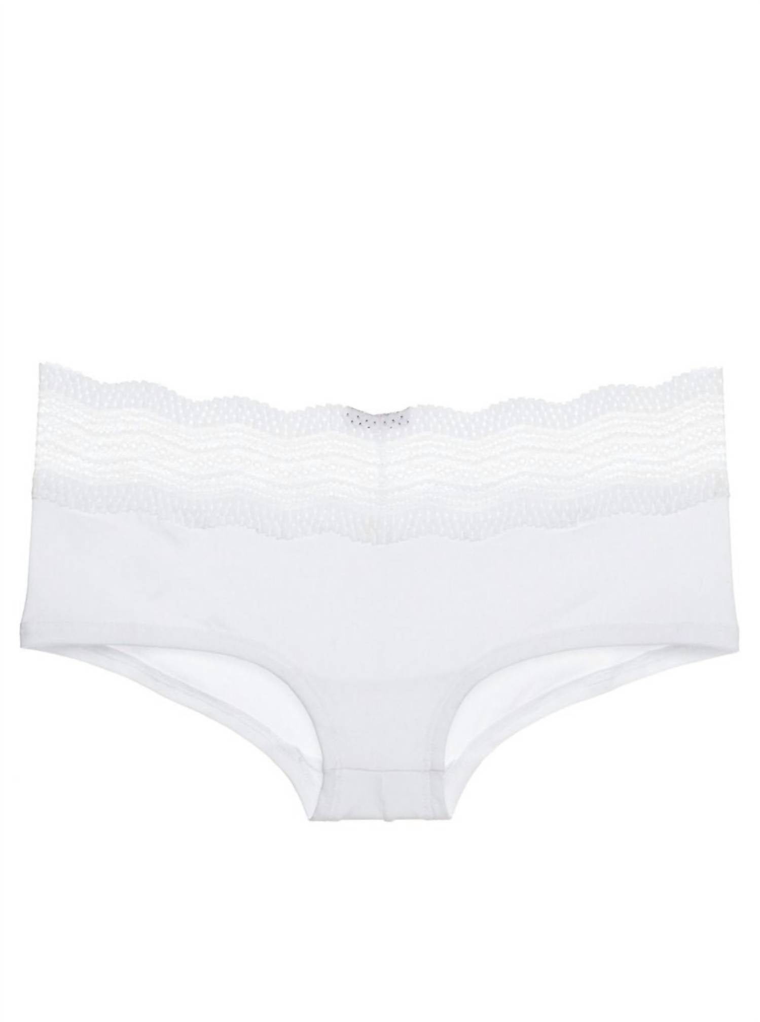 

Женские трусы Dolce Boyshort белого цвета Cosabella