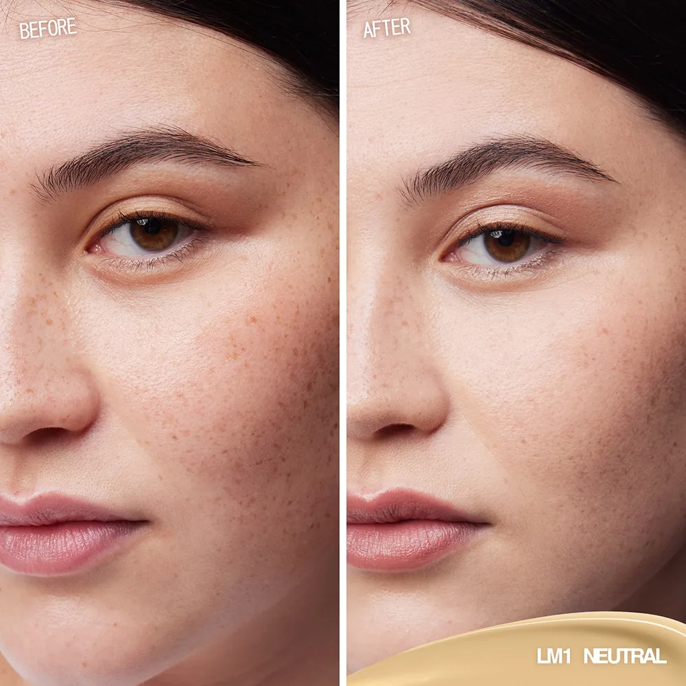 Тональная основа для лица About-face The Performer, LM1 neutral, 32 мл — фото 3