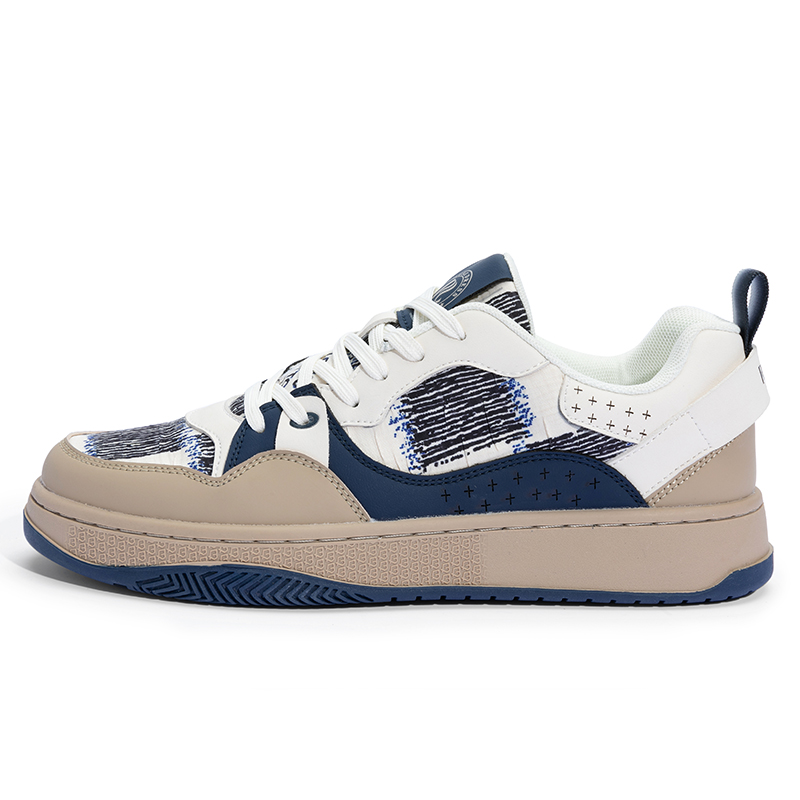 

JWVR Лоз Икс Антискользящие износостойкие низкие скейтерские кроссовки унисекс коричневый синий, цвет Brown Blue