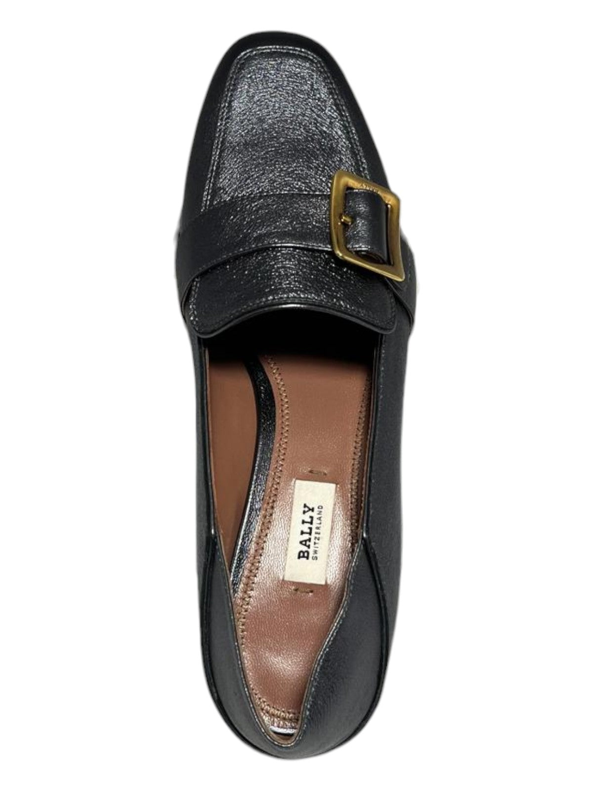 Bally Janelle 6217720 Женские металлические серые мокасины Кожа — фото 4