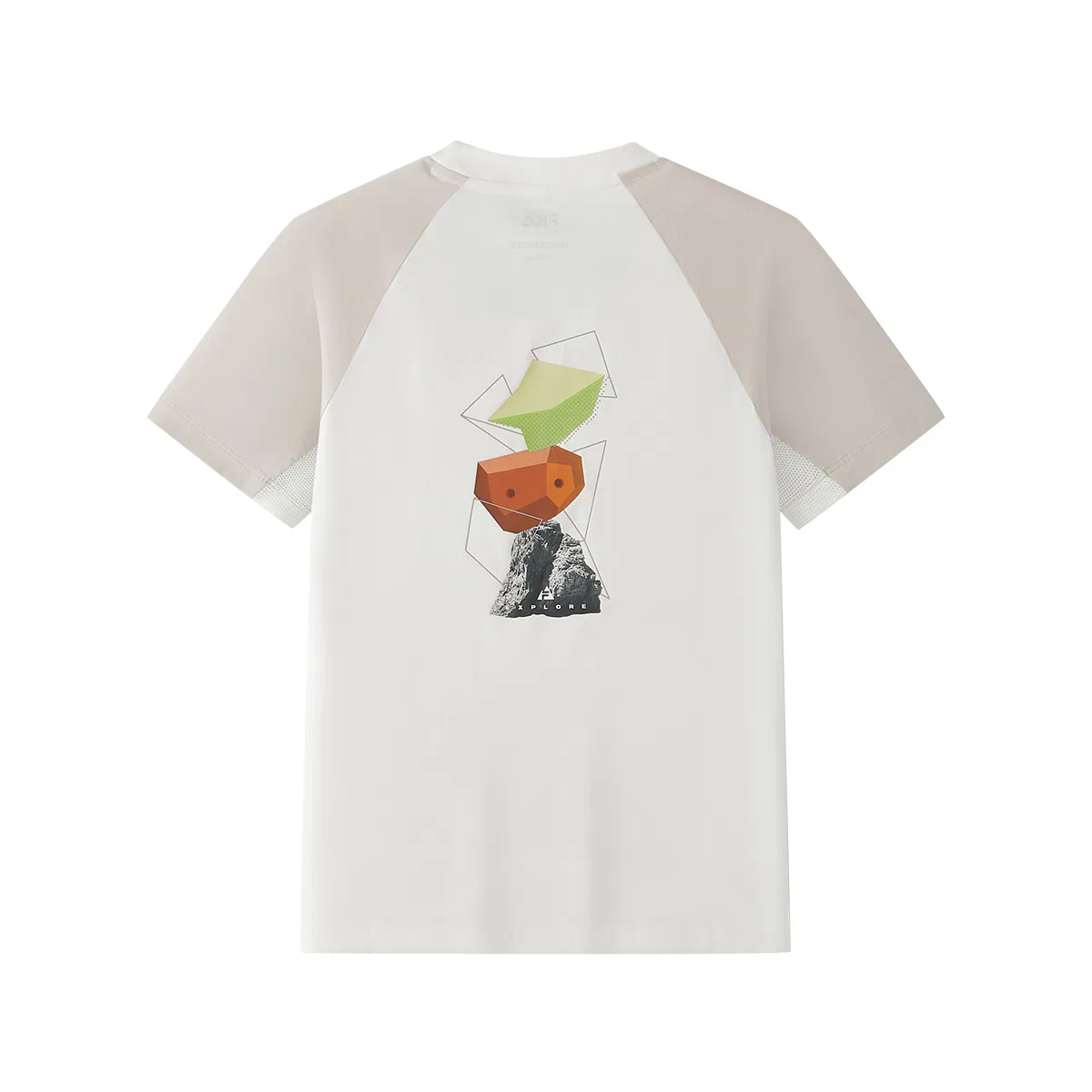 Футболка детская FILA KIDS PERFORMANCE FPF с коротким рукавом, облачно-белая — фото 3