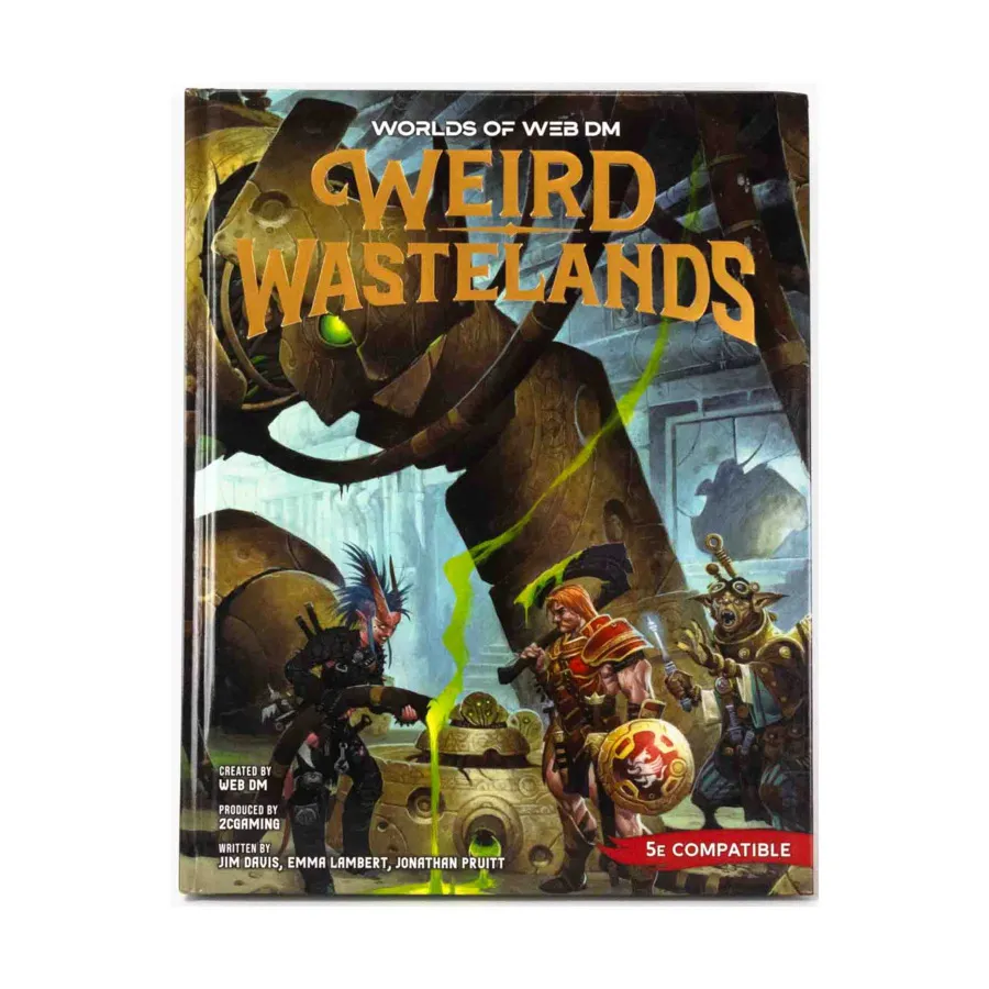 

Weird Wastelands, Dungeons & Dragons 5E (2CGaming), твердый переплет