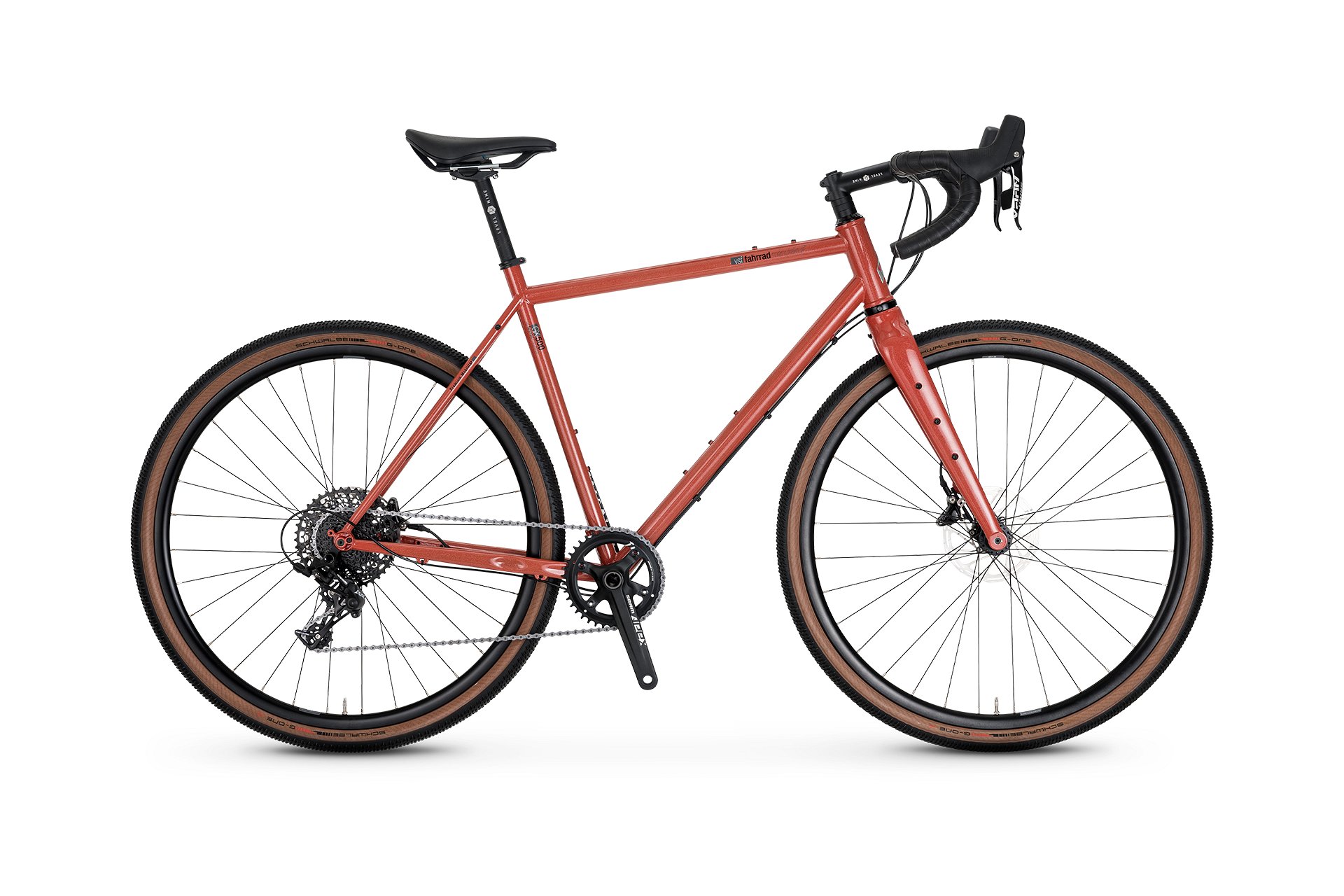 

Гравийный велосипед Vsf Fahrradmanufaktur Gx-500 - 28 дюймов - diamant - 2026, orange | dry terracotta glänzend
