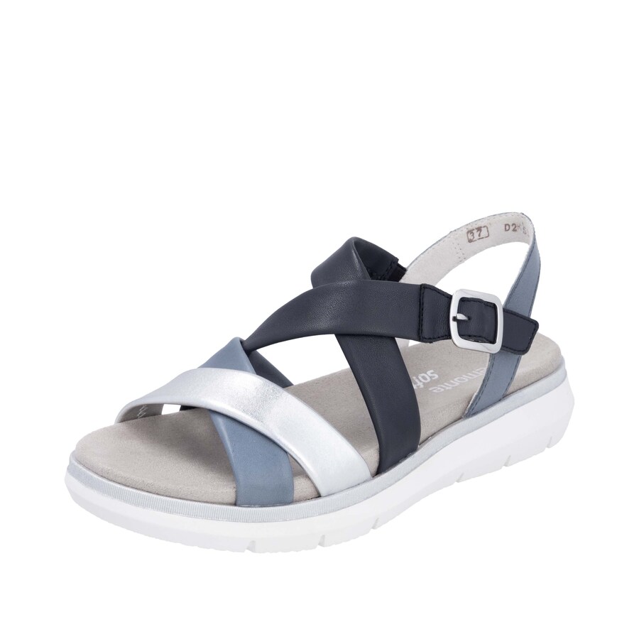 Сандалии с ремешками REMONTE, Navy/Dusty blue