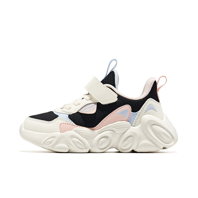 

ERKE KIDS Lifestyle Shoes Jet Black Ivory White Kids'