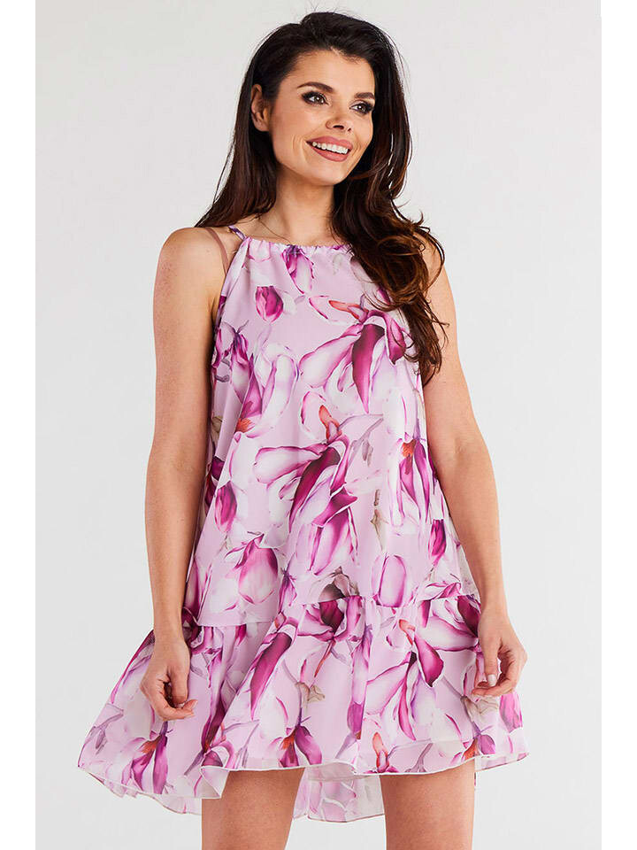 

Короткое платье Awama, цвет pink/bunt