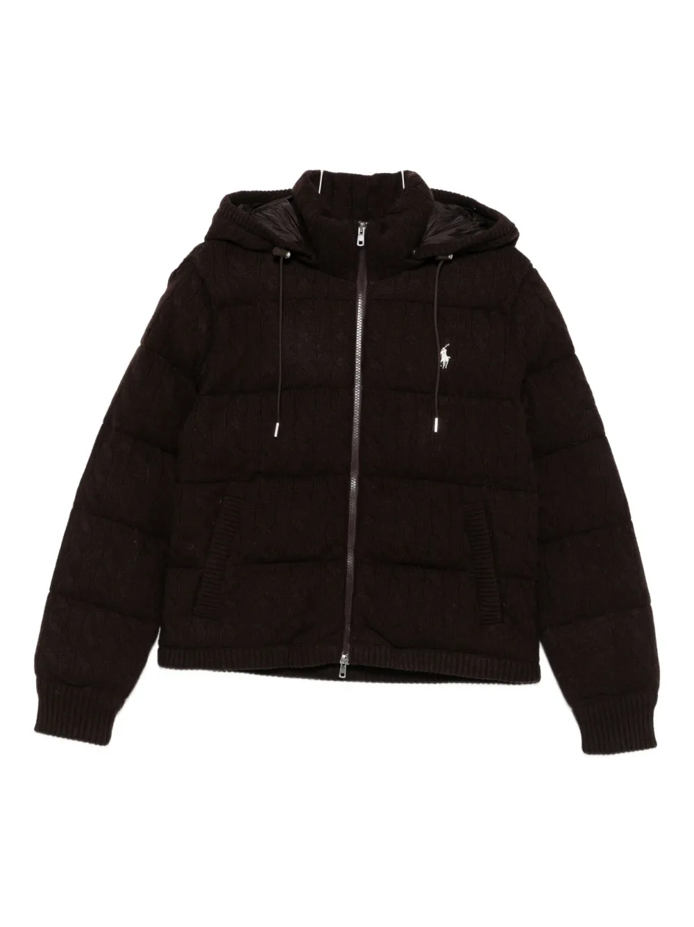 

Стеганая куртка с капюшоном POLO RALPH LAUREN, коричневый