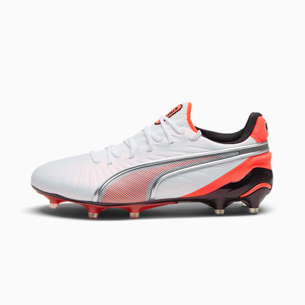 Женские футбольные бутсы для игры на твердом/искусственном грунте King Ultimate Puma, белый