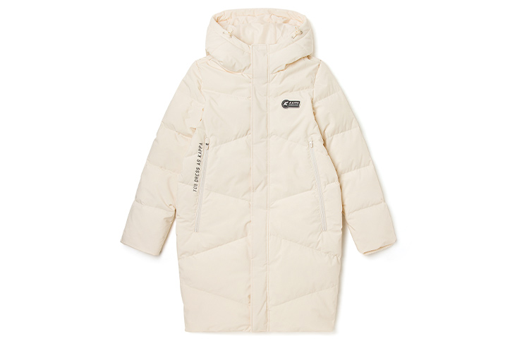 

Letter Hooded Fitted Moderate Regular Edition Пуховик для женщин Kappa, bleached-011