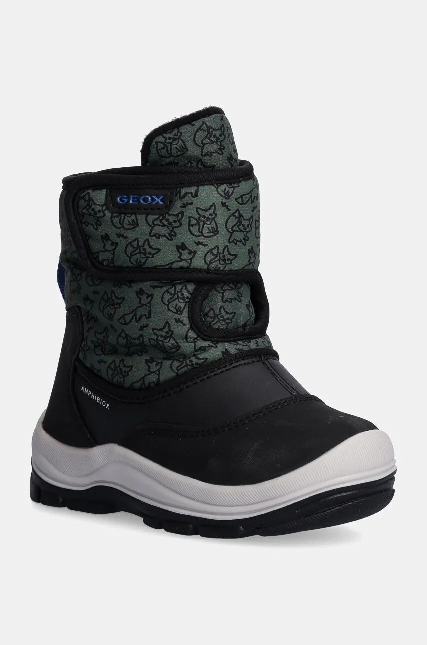 

Детские зимние ботинки Geox FLANFIL ABX, зеленый