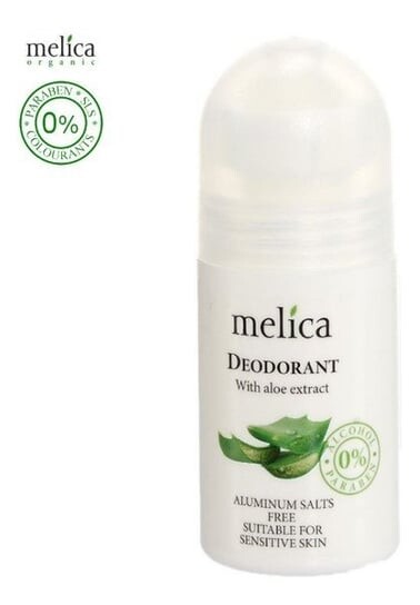 

Шариковый дезодорант с экстрактом алоэ, 50 мл Melica Organic