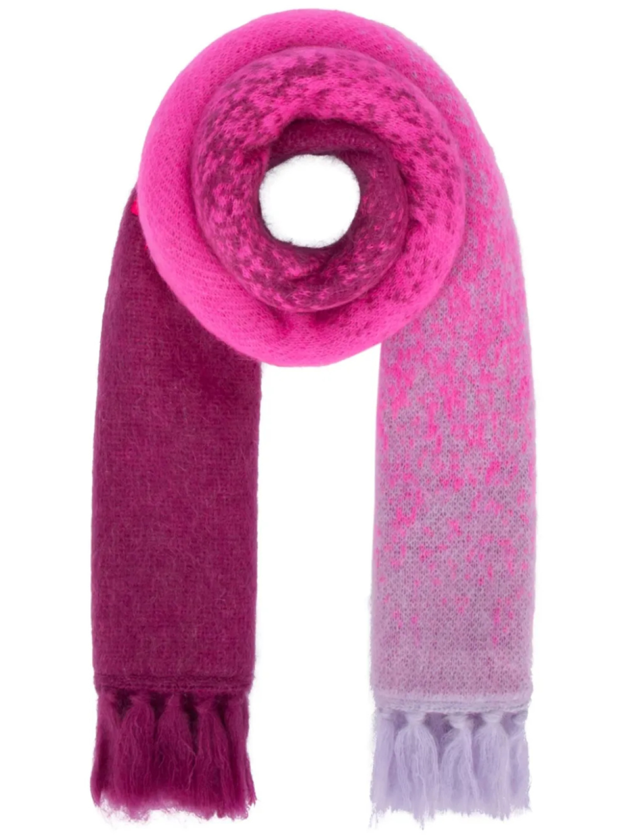 

Шарф с логотипом Fendi Kids, розовый