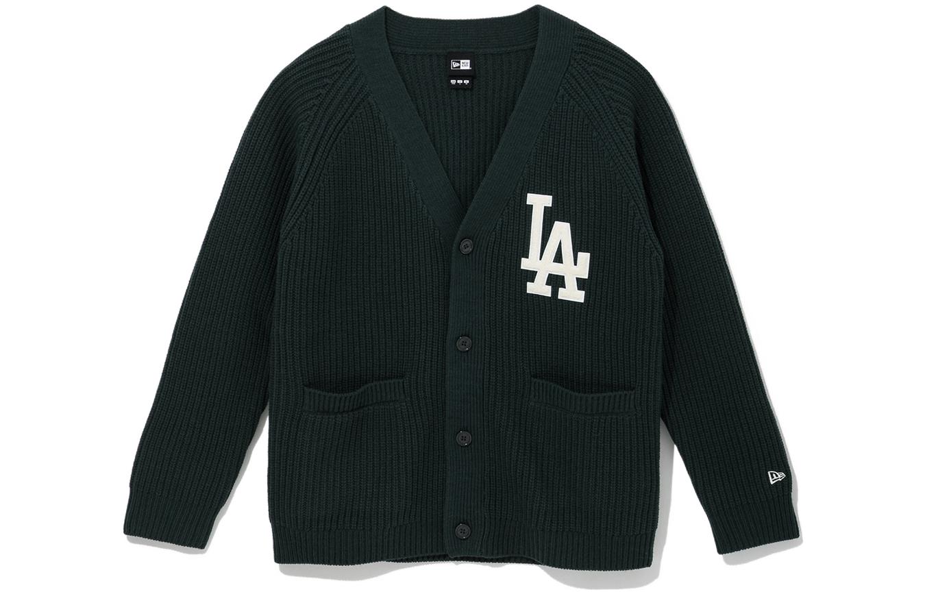 

New Era MLB FW22 вязаный свитер мужской темно-зеленый