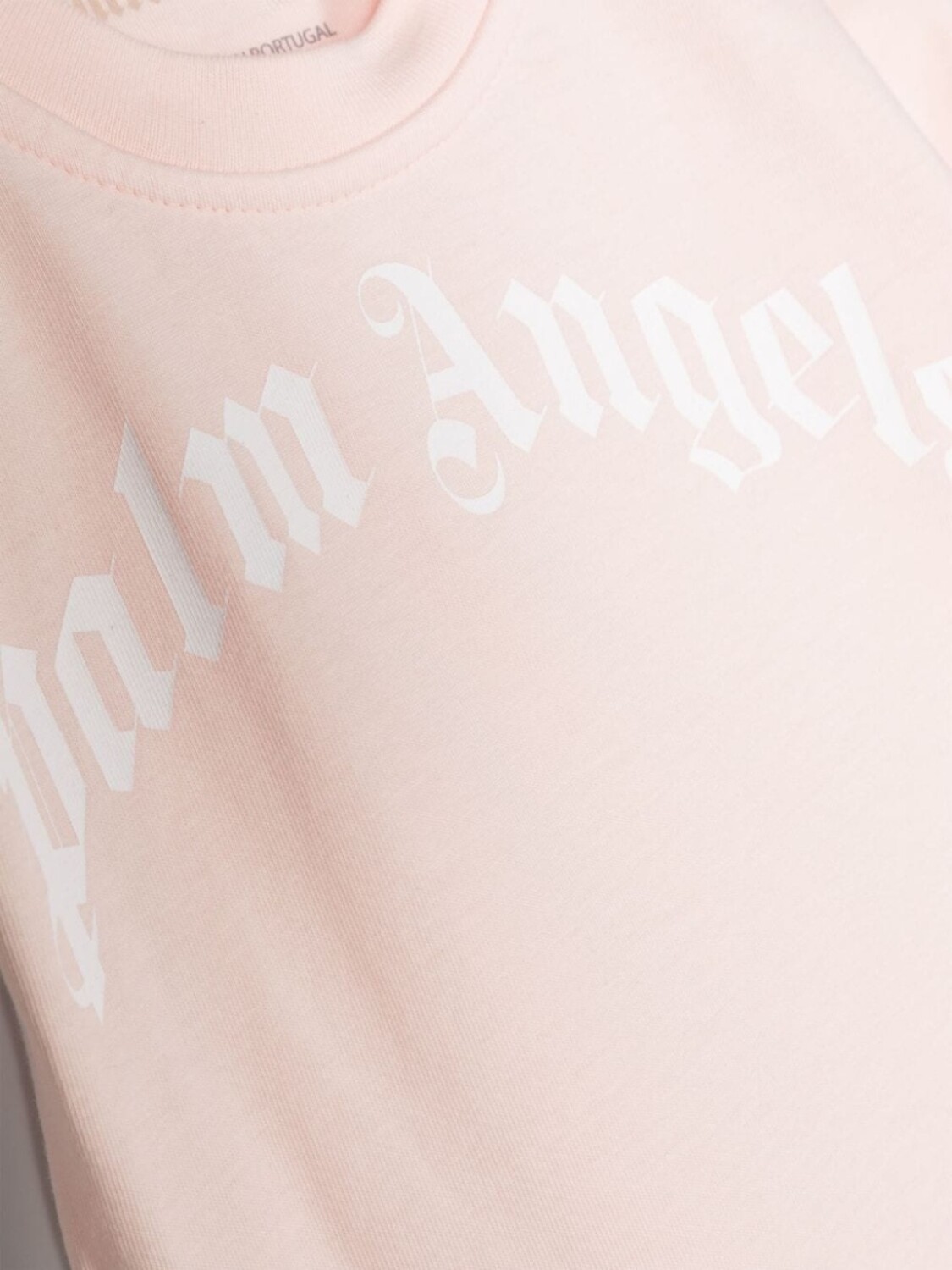 Palm Angels Kids комплект для новорожденного с логотипом, розовый — фото 2