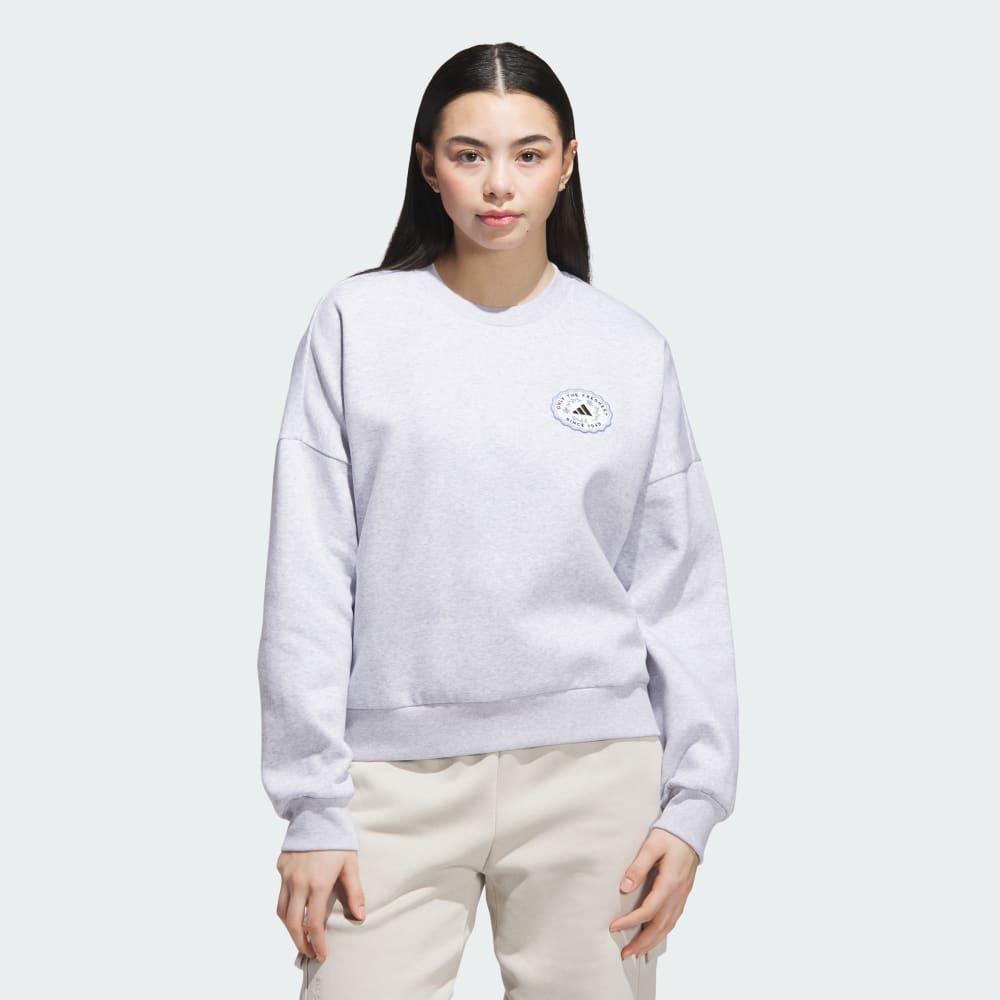 

Толстовка Adidas Farmers Market Graphic Sweatshirt, цвет Light Grey Heather