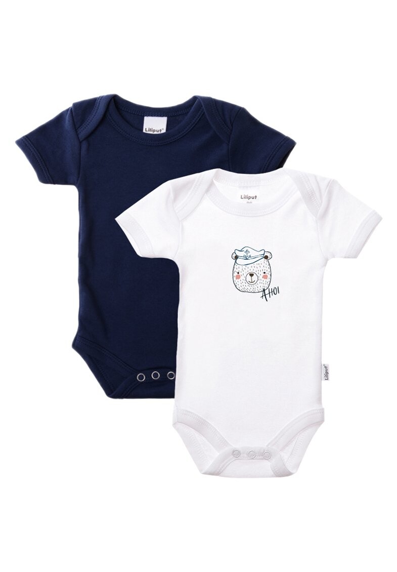 

Боди 2 PACK Liliput, цвет blau/ weiß mit print