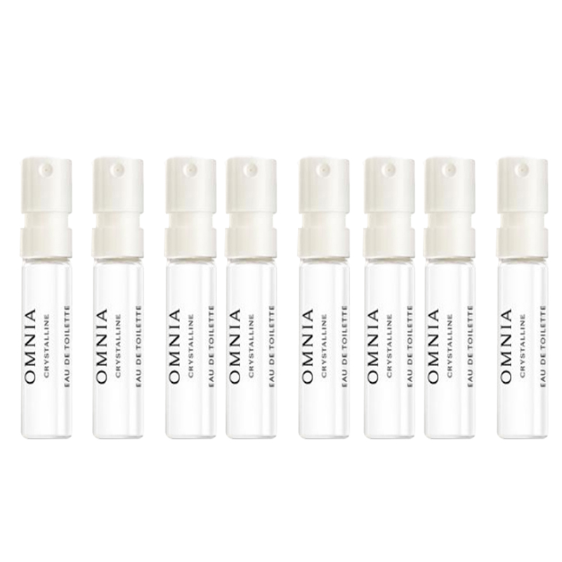 

BVLGARI Набор пробников духов Crystal Collection White Crystal, два флакона, туалетная вода, цветочно-фруктовый аромат, 1,5 мл*2