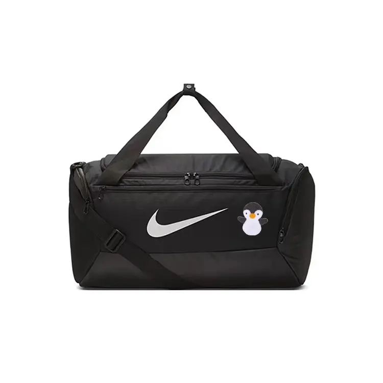 

Nike Большая спортивная сумка из ткани унисекс черная, Penguin
